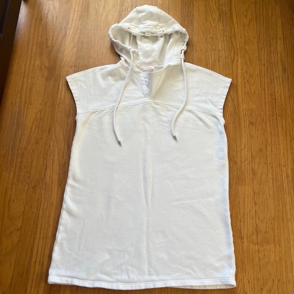 See by Chloe White Hoodie Mini Dress | Size Medium - Picture 3 of 11